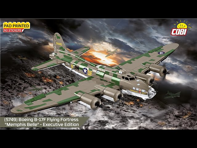 COBI Boeing B-17F Flying Fortress Memphis Belle Executive Edition COBI-5749 1376 piezas video