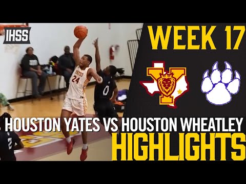 Yates vs. Wheatley High Thrilling Basketball Highlights!