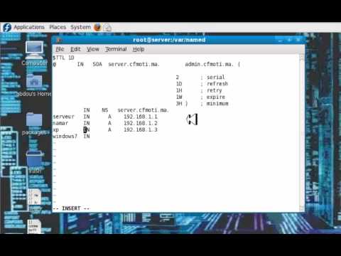 comment installer dns sous fedora