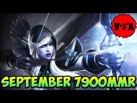 Dota 2 - September 7800 MMR Plays Draw Ranger vol #1 - Ranked Match
