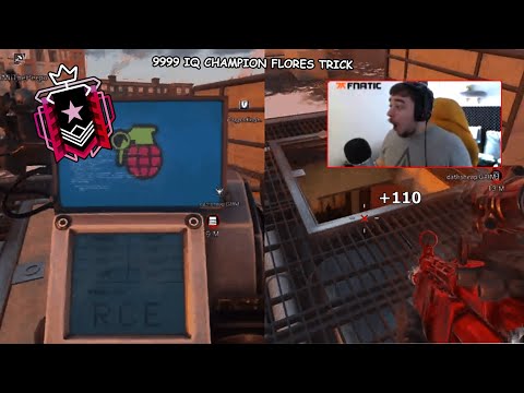 9999 IQ FLORES TRICK ! | Rainbow Six Siege #6