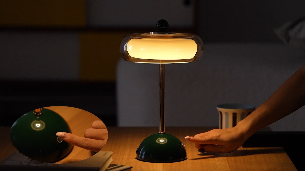 Marxel Layered Cordless Table Lamp video
