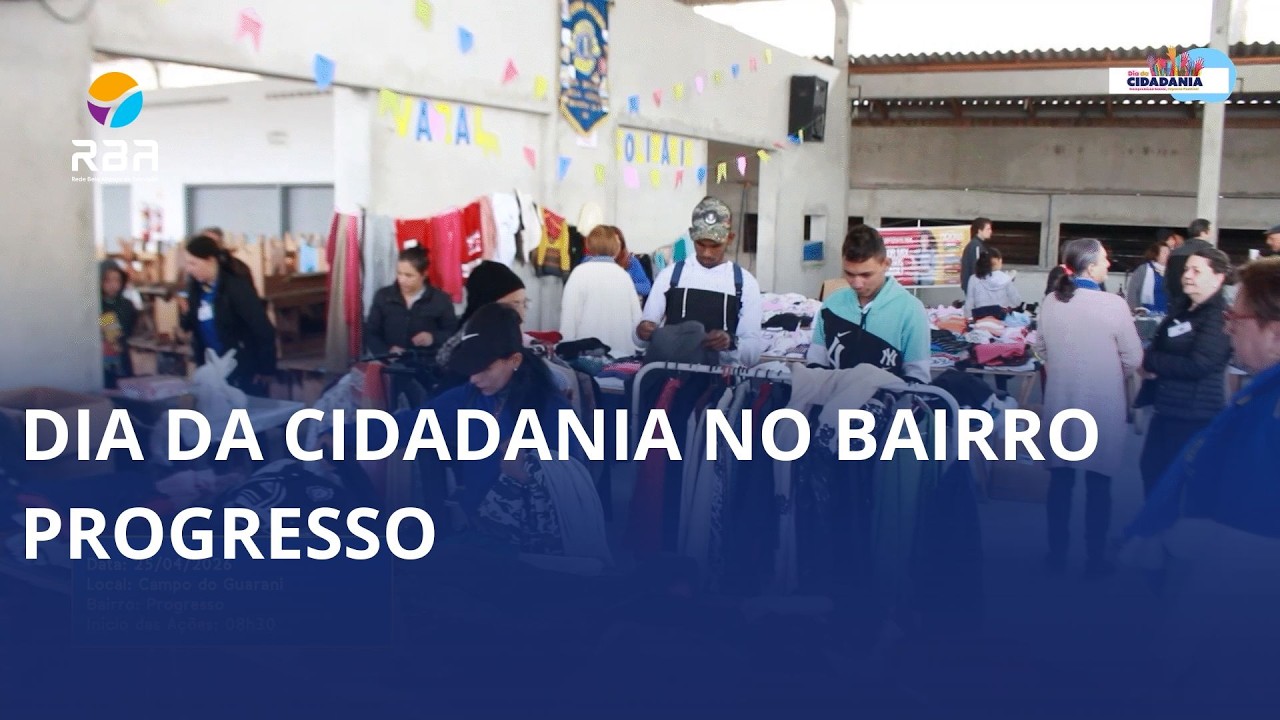 Dia da Cidadania no bairro Progresso