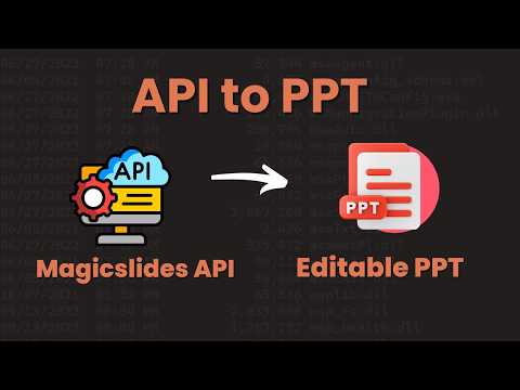 MagicSlides Public API Tutorial | Generate AI Presentations with Code