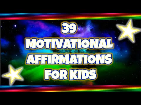 39 EPIC AFFIRMATIONS FOR KIDS - Motivation and Success (Spiritual Version) | SandZ Affirmations