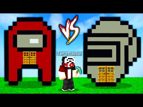 AMONG US EV VS PUBG MOBİLE KASK EV - Minecraft