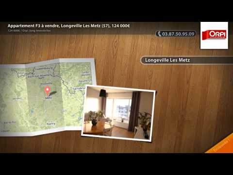Appartement F3 à vendre, Longeville Les Metz (57), 124 000€