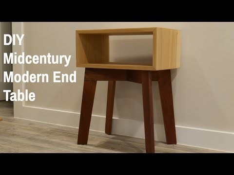 DIY Mid-Century Modern End Table | NATHAN BUILDS