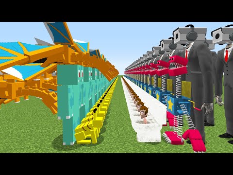 PİKACHU ORDUSU VS BİLİNMEYEN ORDUSU 😱 - Minecraft