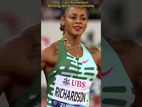 Childhood and Adulthood:US Flash Sha’Carri Richardson Winning World Championship #running#shacarri