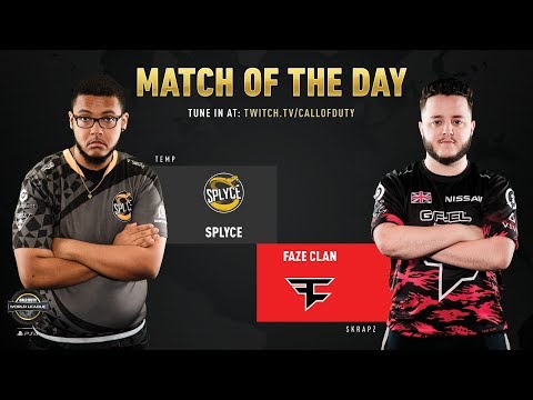 Splyce vs FaZe Clan | CWL Pro League 2019 | Cross-Division | Week 11 | Day 1