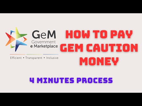 How to Pay Gem Caution Money | Gem Caution Money Deposit |