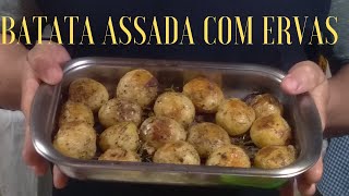 Batata Assada com Ervas