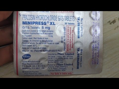 Prazosin 5 mg tablet