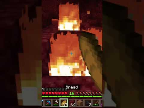 MichMellow - ghast casually disappears in the nether minecraft #gaming #shorts #minecraft #glitch #ghast