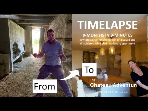 Timelapse  - Jaw dropping transformation of disused and dilapidated wine chai into luxury apartment