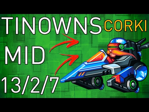 CNB Tinowns - Corki vs Zed - LoL BR Challenger 1054LP