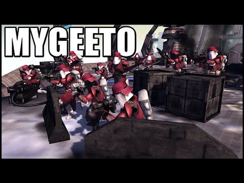 Clone Marines Hold MYGEETO BRIDGES! - Men of War: Star Wars Mod Battle Simulator