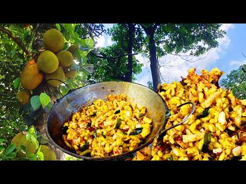 Village Cooking Spicy Jack fruit Deviled | Authentic Village Kitchen Recipe!
