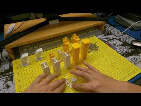 Assemble 3D printed steel structure model