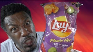 #LAYS Flamin'Hot Dill Pickle Chips review