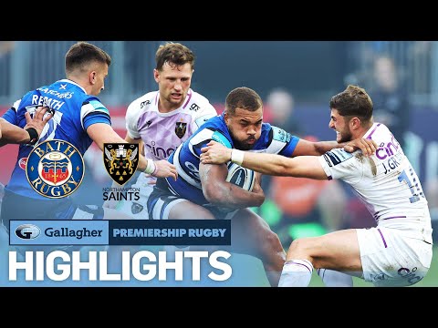 Bath v Northampton Saints - HIGHLIGHTS | A Flawless Win! | Gallagher Premiership