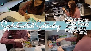 KITCHEN RESTOCK & COOK WITH ME // Packing For Our Babymoon + More!