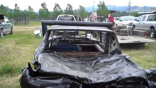 preview picture of video 'Plains Mt Spring Demolition Derby In the PITS 2012'