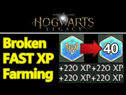 Hogwarts Legacy xp farm, EASY XP, fastest leveling exploit, get max level FAST
