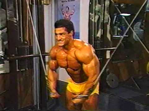 Franco Santoriello Posing and Gym Workout