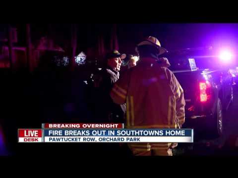 Three people taken to area hospital after fire in Orchard Park