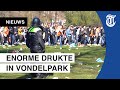 Beelden: ME grijpt in bij Koningsdag-drukte