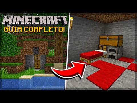 GUIA PARA INICIANTES NO MINECRAFT 2020 - COMO JOGAR MINECRAFT (Primeira Noite)