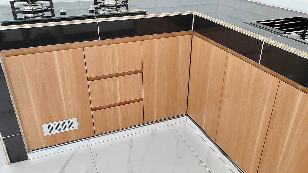 Membuat Kitchen Set Bawah Minimalis, Dapur Ukuran 1m x 1m