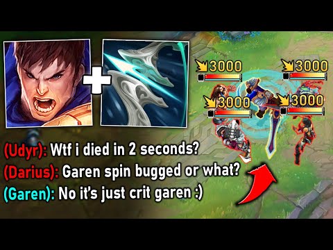 Garen but I have a literal BUZZ SAW with this build! (ONE SPIN MELTS EVERYONE)