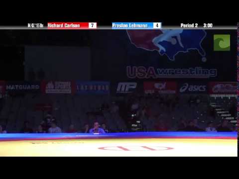 Men 84 KG / 185 lbs - Richard Carlson vs. Preston Lehmann