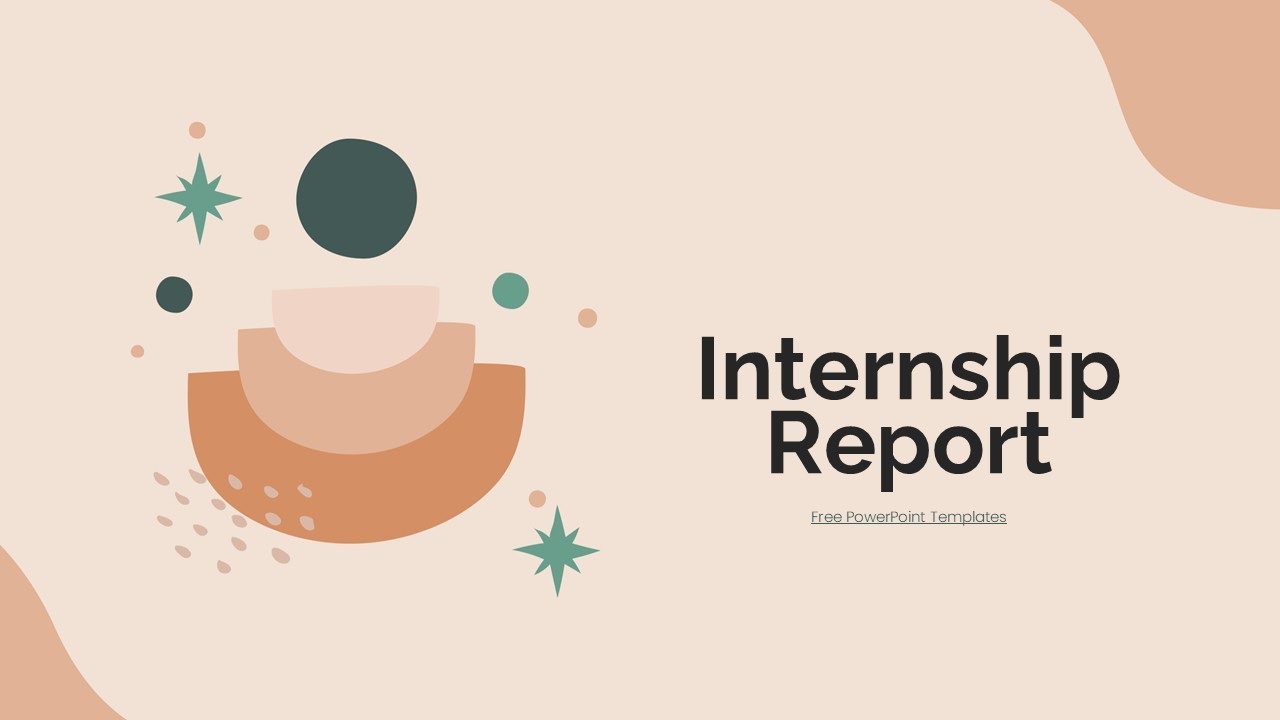 Internship Report PowerPoint Template & Google Slides Theme by GreatPPT
