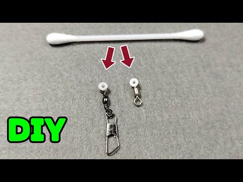 How to make Fishing Swivel that combines two functions. Fishing Float Swivel.   Fishing DIY.