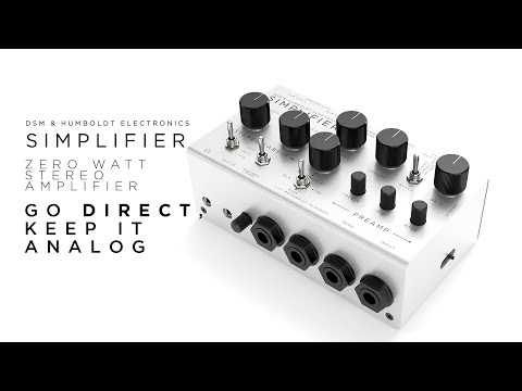 DSM&Humboldt SIMPLIFIER: Zero watt stereo amplifier