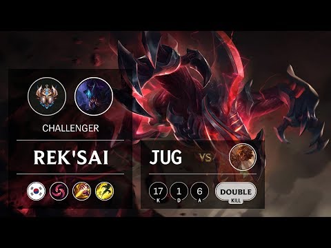 Rek'Sai Jungle vs Taliyah - KR Challenger Patch 9.10