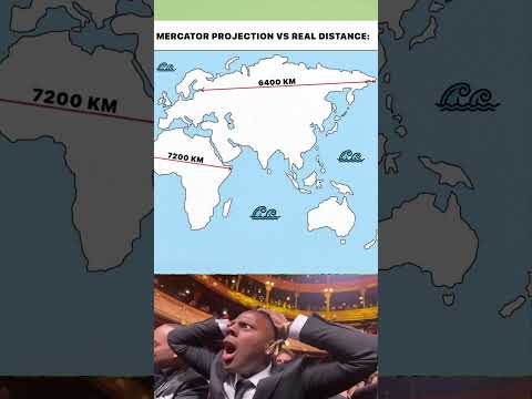 Mercator Projection Explained 🗺️ | World Map Reality vs Illusion