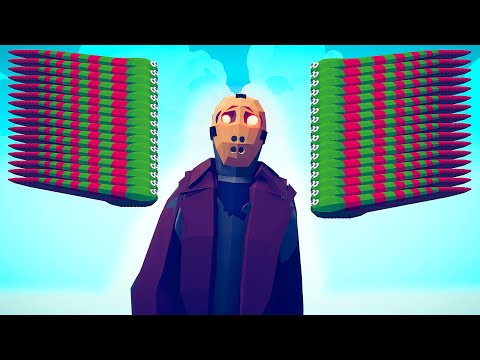 JASON FROM FRIDAY THE 13TH vs EVERY GOD - Totally Accurate Battle Simulator TABS