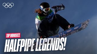 The Last Seven Men's Halfpipe Gold Medallists 🏂🥇 | Olympic History in Snowboarding | Top Moments