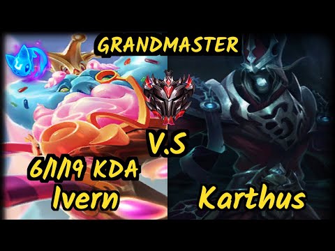 Lamabear (IVERN) vs KARTHUS - 6/1/19 KDA JUNGLE GAMEPLAY - EUW Ranked GRANDMASTER