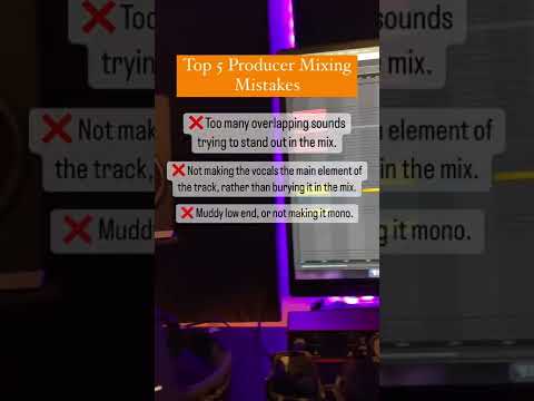 Top 5 #musicproducer #mixing mistakes that you should avoid ❌ #musicproduction #ableton #flstudio
