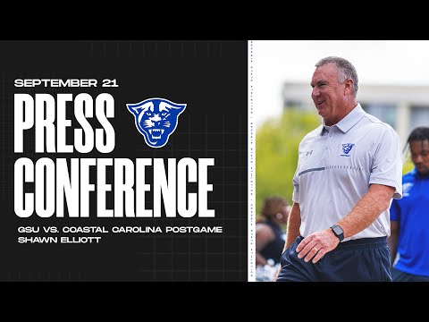 PRESSER: GSU vs. Coastal Carolina Postgame Presser w/ HC Shawn Elliott | Football