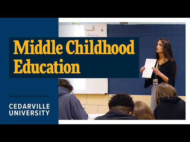 Thumbnail for video titled: Why Study Middle Childhood Education at Cedarville University?