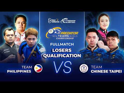 Round 1 | Team Philippines vs Team Chinese Taipei | Predator WPA Teams 10-Ball World Championship