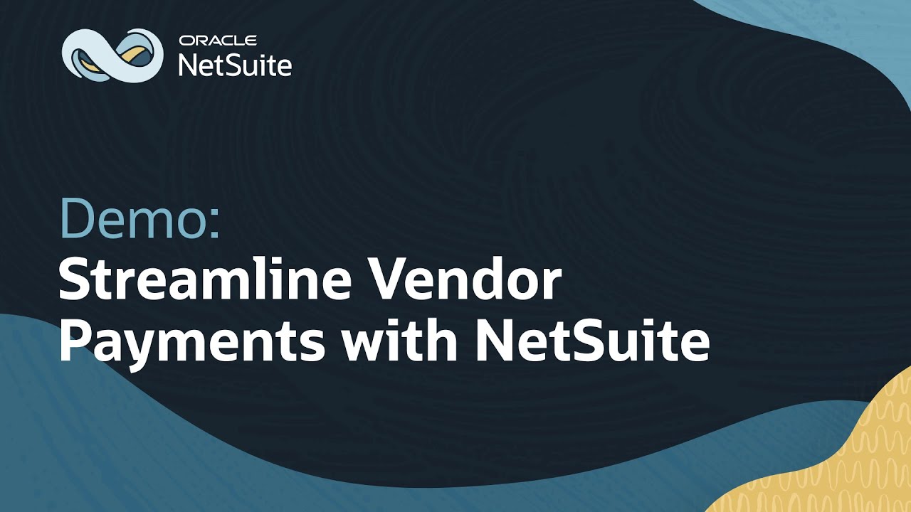 NetSuite Intelligent Payment Automation: Demo