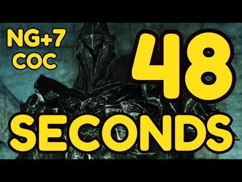 Dark Souls II - Fume Knight - FASTEST KILL EVER \ 48 SECONDS - NG+7 COC